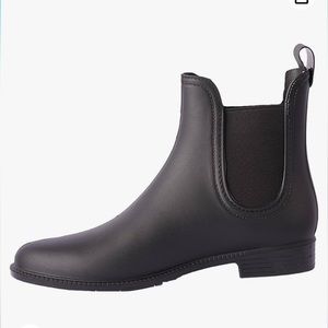 🖤 DaeRainy Women's Ankle Rain Boots Waterproof Chelsea Rain Boots Sz 7.5 NEW